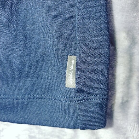 Eddie Bauer Womens M Navy Pull On Stretch Skirt Casual Travel Everyday - Picture 5 of 8